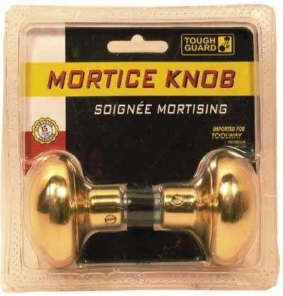 Door Lock Dummy Knob Polished Brass Mortising