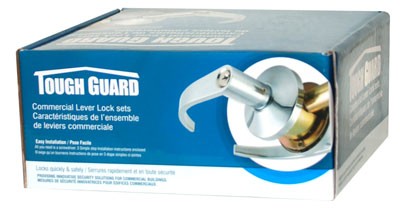 Door Lock Lever Set Classroom Satin Chrome (Commercial)
