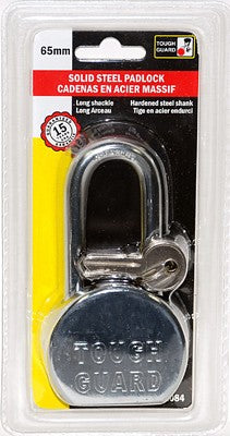 Padlock Steel 65mm Long Shackle HD
