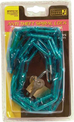 Bicycle Lock 48in Chain with Padlock