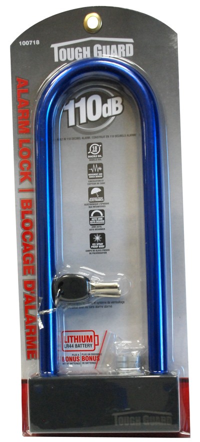 Bicycle Lock Alarm U Shape 344mm x 136mm
