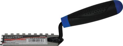 Trowel Margin 5in x 2in (1/4in x 1/4in SQ Notch) Blue HDL