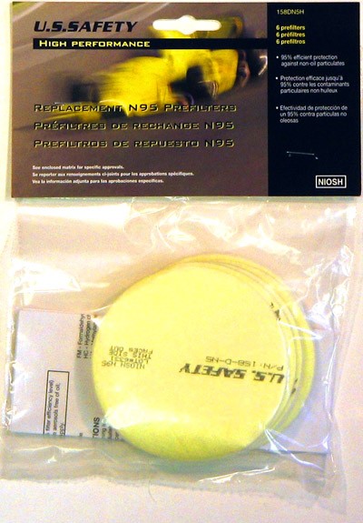 6pack N95 PREFILTER PADS ONLY
