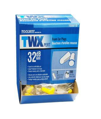 Ear Plugs Foam 200 pairs Box