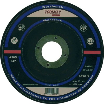 Cut-Off Wheel Depress Centre Abrasive 4 1/2in x 1/8in x 7/8in Metal
