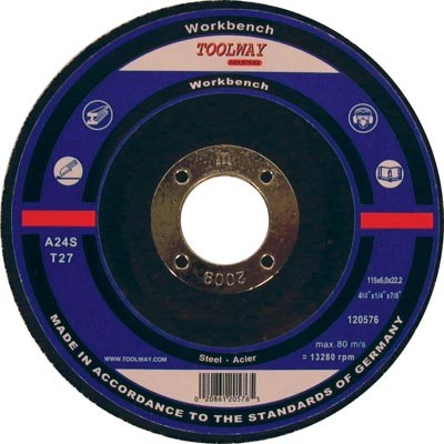 Cut-Off Wheel Depress Centre Abrasive 4 1/2in x 1/4in x 7/8in Metal