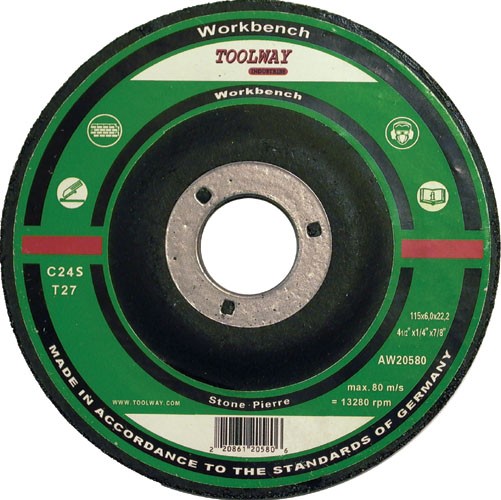 Cut-Off Wheel Depress Centre Abrasive 4 1/2in x 1/4in x 7/8in Concrete