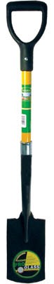 Garden Spade D-Handle (Fiberglass Handle) Black Powder Coated Head