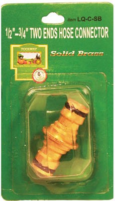 Hose End Connector 1/2-3/4