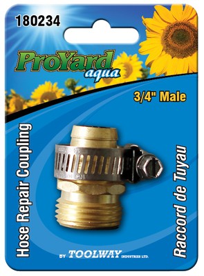 Hose Repair Kit Male With Coupling 3/4"