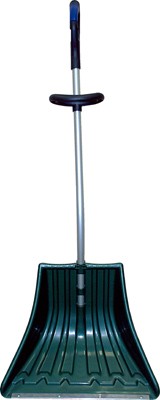 Snow Shovel 23.5in with Metal Edge Aluminum Tube Shaft D-Handle