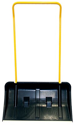 Snow Pusher 29.5in with Metal Edge Steel Tube U Handle