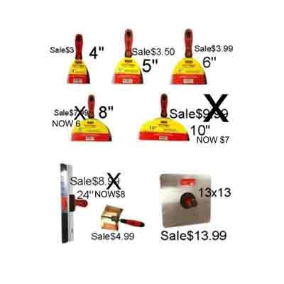 Taping tools Scraper / taping Knife / Putty Knife / Hawk / Corner Trowel