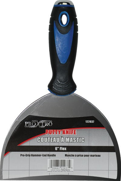 Putty Knife 6in True Flex SS Plastic HDL