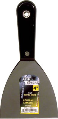 Putty Knife 4in Stiff SS Plastic HDL