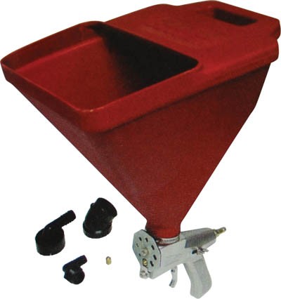 Drywall Hopper Gun Classic Pattern Red