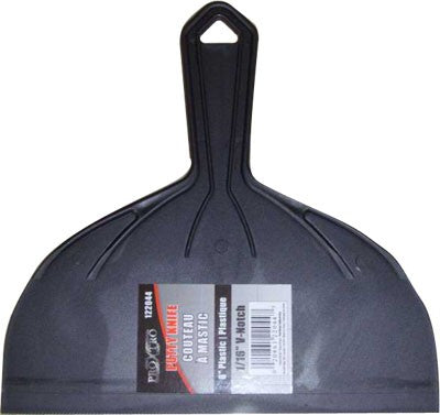 Putty Knife 8" Plastic 1/16" V-Notch
