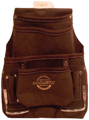 Leather 10 Pocket Tool Bag 