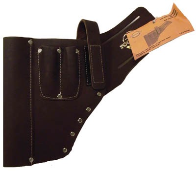 Leather Left Side Drill Holster Oil Tanned