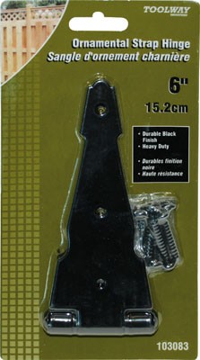 Hinge 6in Strap Ornamental