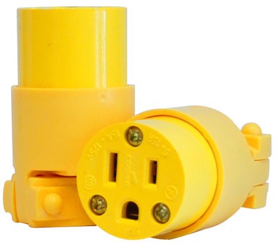 Vinyl Connector 15A-125V Female