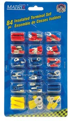 84 pc Insulated Terminal Assortment