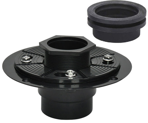 ABS  2" Thread Shower Drain Base With Adjustable Ring for Linear drain