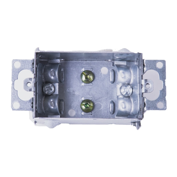 Gangable Electrical Device Box With Clamps 3in X 2in X 1½In