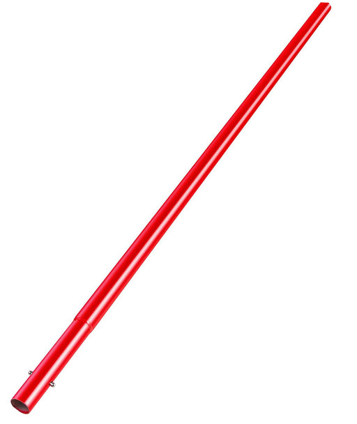 Ext Pole Alum 8ft x 1 3/4in Swaged Button Type Handle