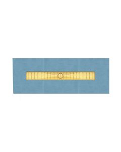 Chtools 24 inch Brushed Gold Linear Shower Drain 