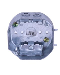Electrical Box With Knock Outs & Clamps Octagonal 4in